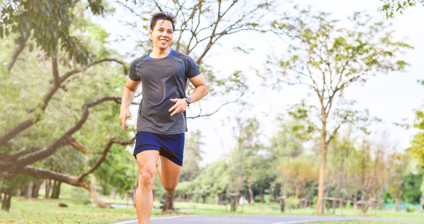 Runner building a consistent habit